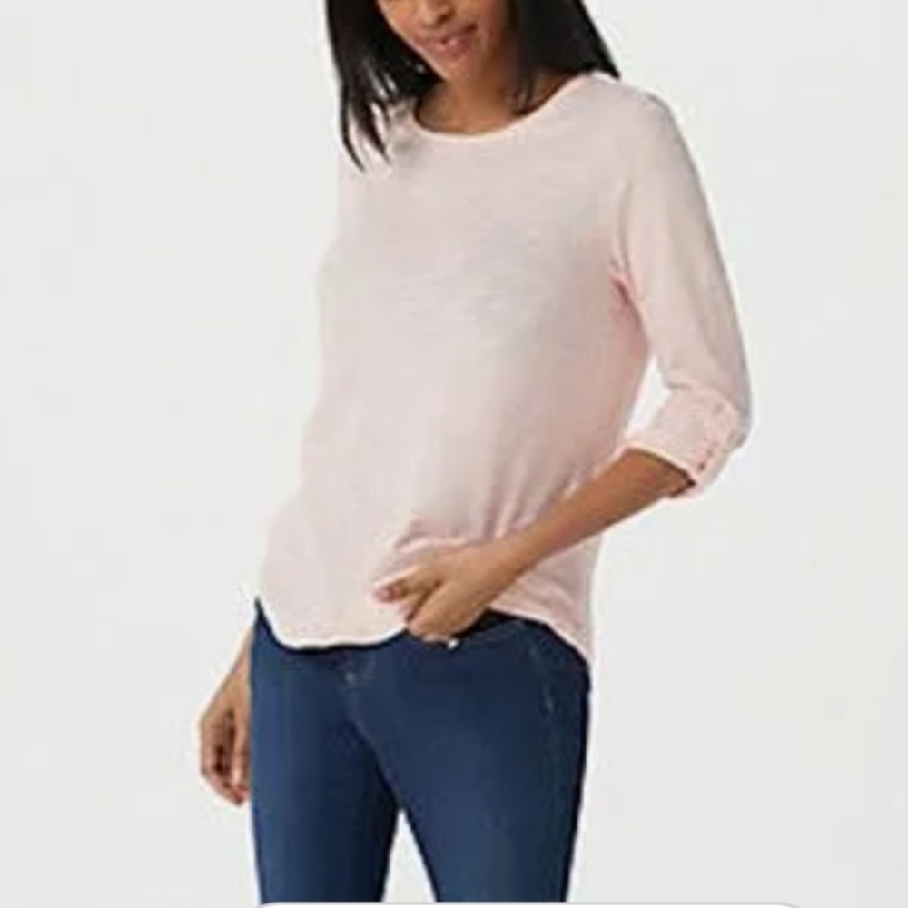 Belle by Kim Gravel Light Pink Top